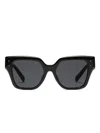 Dolce & Gabbana Sharped Sunglasses In Black