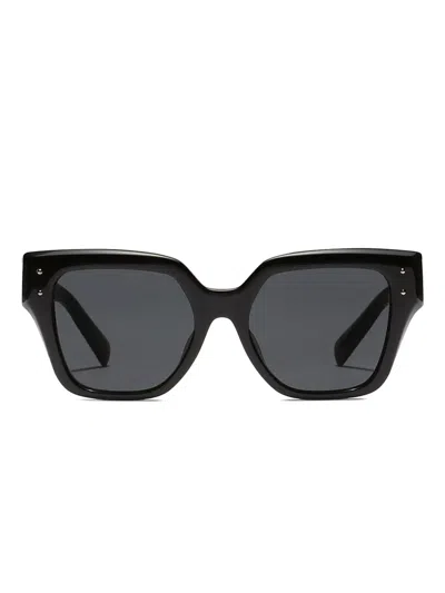 Dolce & Gabbana Sharped Sunglasses In Black