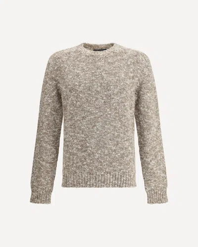 DOLCE & GABBANA SHAVED WOOL CREW NECK SWEATER