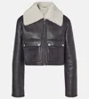 Dolce & Gabbana Leather Jacket In Black