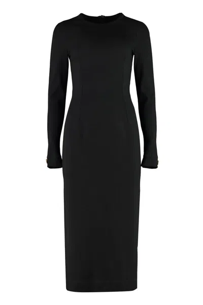 Dolce & Gabbana Sheath Dress In Black