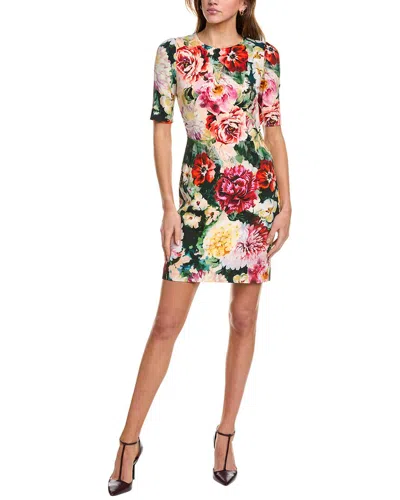 Dolce & Gabbana Sheath Dress In Pink