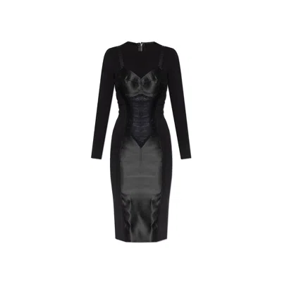 Dolce & Gabbana Sheath Dress Women In Black