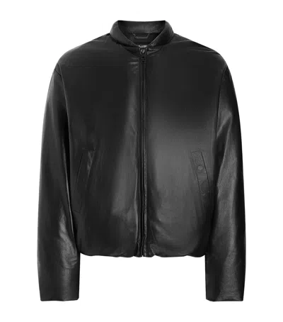 Dolce & Gabbana Sheepskin Padded Bomber Jacket