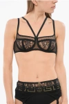 Dolce & Gabbana Sheer Lace Hot Stuff Balconette Bra With Underwire
