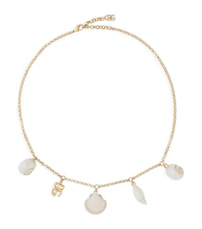 DOLCE & GABBANA SHELL CHARM NECKLACE