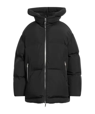 Dolce & Gabbana Shell Padded Coat In Black