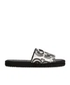 Dolce & Gabbana Shell-print Canvas Espadrille Sandal