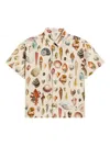 Dolce & Gabbana Shell-print Shirt In Neutral