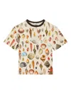 Dolce & Gabbana Shell-print T-shirt In Neutral
