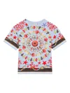 Dolce & Gabbana Shell-print T-shirt In White