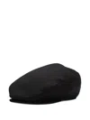Dolce & Gabbana Flat Cap Curved Brim Seam In Black