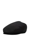 Dolce & Gabbana Shetland Flat Cap Accessories In Black