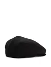 Dolce & Gabbana Shetland Flat Cap In Black