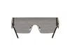 Dolce & Gabbana Shield-frame Lens-decal Sunglasses In Gray