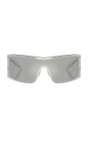 Dolce & Gabbana Shield-frame Sunglasses In Gray
