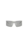 Dolce & Gabbana Shield-frame Sunglasses In Gray