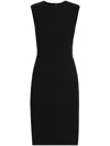 Dolce & Gabbana Elegant Sleeveless Shift Mini Dress In Black