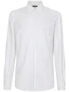 Dolce & Gabbana White Cotton Long Sleeves Formal Shirt In White