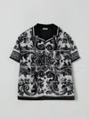 Dolce & Gabbana Dolce &amp; Gabbana Kids Shirt With Majolica Print In Black