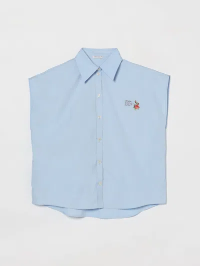 Dolce & Gabbana Shirt  Kids Color Blue In Multi