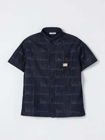 Dolce & Gabbana Shirt  Kids Color Denim