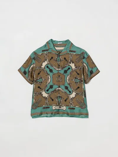 Dolce & Gabbana Shirt  Kids Color Grey In Brown