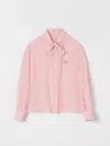 Dolce & Gabbana Silk Crepe De Chine Shirt In Pink