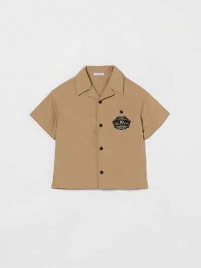Dolce & Gabbana Shirt  Kids Color Sand In Multi