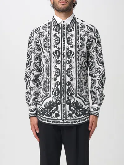 Dolce & Gabbana Shirt  Men Color Black In Multi