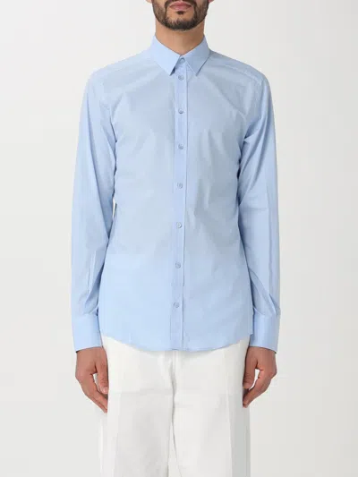 DOLCE & GABBANA SHIRT DOLCE & GABBANA MEN COLOR BLUE,F11292009