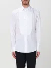 Dolce & Gabbana Poplin Long-sleeved Shirt In Weiss