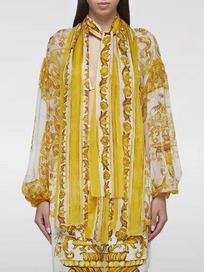 Dolce & Gabbana Shirt  Woman Color Yellow In Gelb