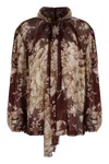 Dolce & Gabbana Shirt In Chiffon In Multi