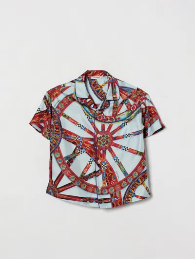 Dolce & Gabbana Shirt Kids Color Sky Blue
