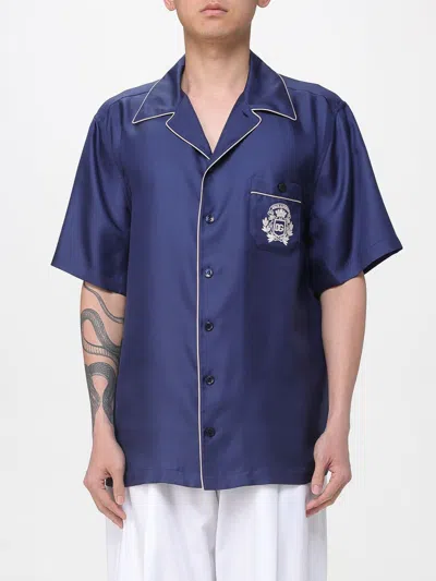 Dolce & Gabbana Shirt Men  In Blue