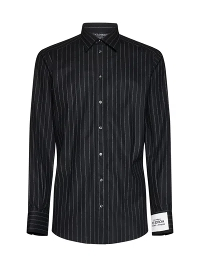 Dolce & Gabbana Shirt In Rigato