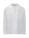 Dolce & Gabbana White Linen Shirt In White