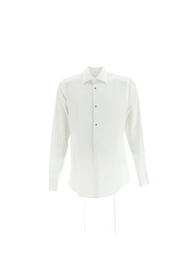 Dolce & Gabbana Tuxedo Shirt In White