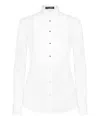 Dolce & Gabbana White Cotton Shirt In White