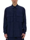 Dolce & Gabbana Shirt With Pockets In Blue