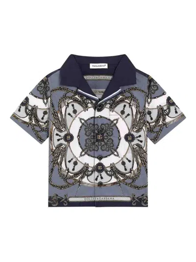 DOLCE & GABBANA CAMISA - AZUL