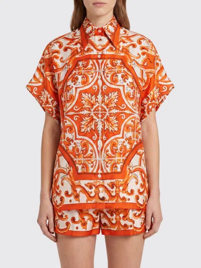 Dolce & Gabbana Shirt Woman Color Orange