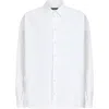 Dolce & Gabbana Long-sleeved Button-up Shirt In White