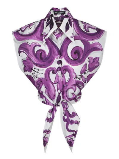 Dolce & Gabbana Shirts In Purple