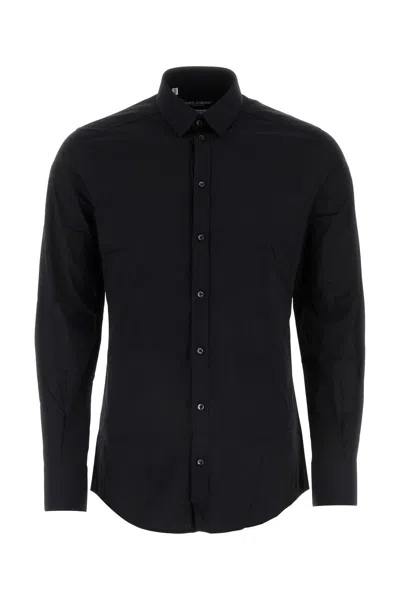Dolce & Gabbana Shirts-42 Nd  Male In Black