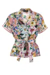Dolce & Gabbana Floral-print Silk Shirt In Floral