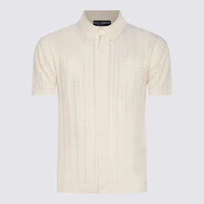 Dolce & Gabbana Shirts Light And Natural In Neutral