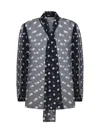 Dolce & Gabbana Shirts In Pois Med 1.5 F.nero