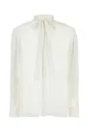 Dolce & Gabbana White Silk Shirt In White